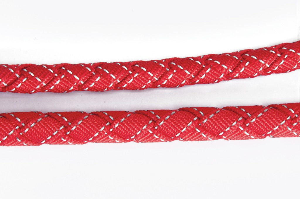 Guinzaglio Camon reflex rosso ø15x1100 mm in corda intrecciata per cani Guinzaglio Camon reflex rosso ø15x1100 mm in corda intrecciata per cani